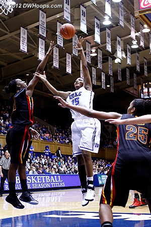Richa Jackson puts Duke up eight with 8:13 remaining  - Duke Tags: #15 Richa Jackson 
