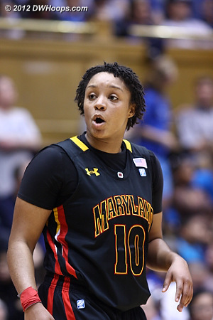 Maryland's Anjale Barrett  