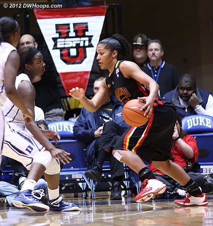 Alyssa Thomas drives  