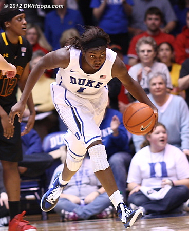 Fouled by Kizer  - Duke Tags: #1 Elizabeth Williams 