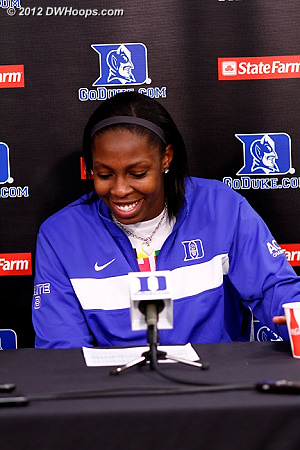 Chelsea Gray got a lot of praise from Coach P  - Duke Tags: #12 Chelsea Gray 