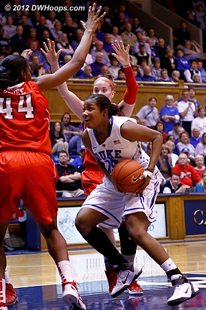 Richa Jackson spent the entire game in 