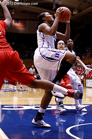 Richa Jackson goes coast-to-coast for Duke's first basket of the second half