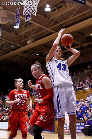 Vernerey converts from Selby for the final margin, 83-59