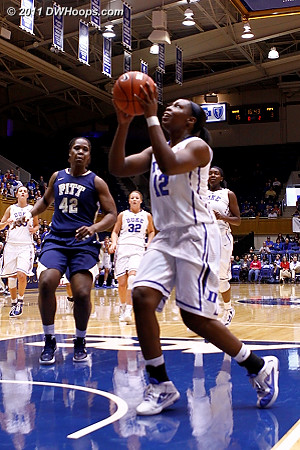 Chelsea Gray is there to take the pass and finish  - Duke Tags: #12 Chelsea Gray 