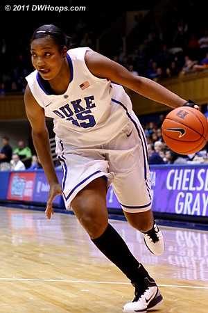 Richa Jackson wasted no time after she got into the game