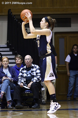Abby Dowd was a bright spot for Pitt, 3-5 from long range.  
