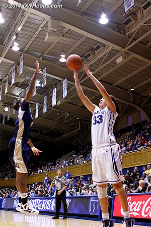 Peters hits off a Gray inbounds pass  - Duke Tags: #33 Haley Peters 
