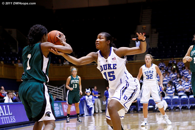 Richa presses Tyra Smith (1)