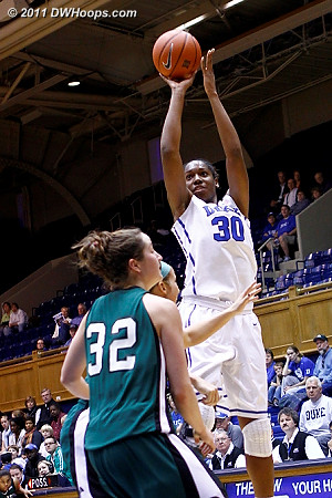 Amber Henson tries another jumper