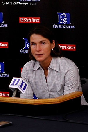 USC Upstate coach Tammy George in the media room  