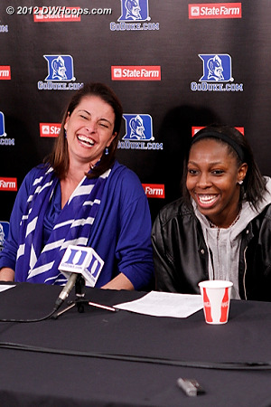 Chelsea and Coach P laugh when Rob tells them that her three point shot was by the 