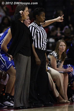 Other people in the arena also had words for Angie Lewis