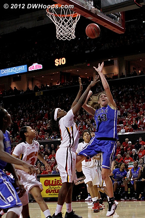 Vernerey gets a good look but the score remains tied at 30