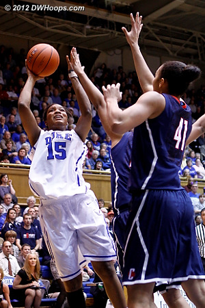 Richa hits, Duke trails 13-10  - Duke Tags: #15 Richa Jackson 