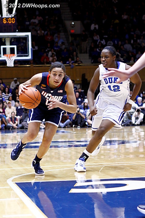 DWHoops Photo  - Duke Tags: #12 Chelsea Gray - CONN Players: #14 Bria Hartley 
