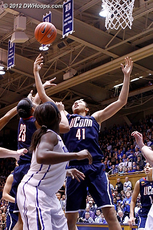 DWHoops Photo  - CONN Players: #41 Kiah Stokes 
