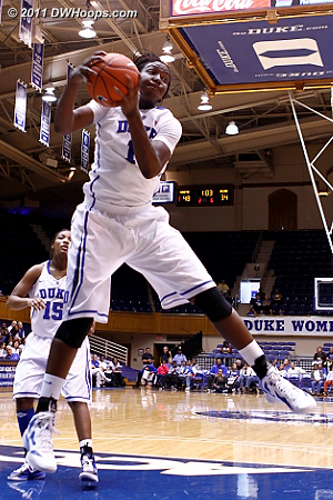 Rebound for Williams  - Duke Tags: #1 Elizabeth Williams 