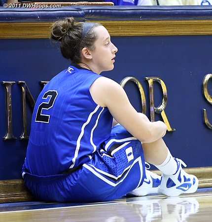 Walkon Jenna Frush wore #2 today but will wear #35 this season