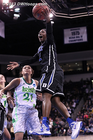 Alexis Jones soars to the basket Alexis Jones soars to the basket