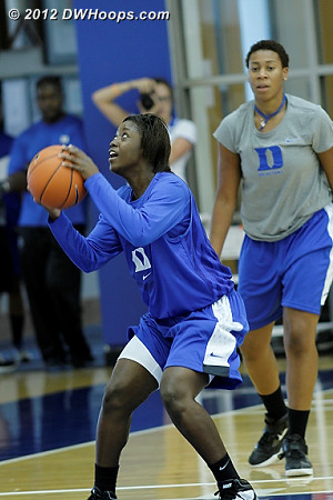 DWHoops Photo  - Duke Tags: #2 Alexis Jones, Joy Cheek  