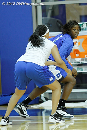 DWHoops Photo  - Duke Tags: #2 Alexis Jones, Candace Jackson  