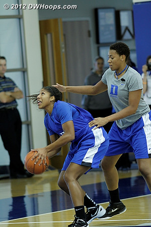 DWHoops Photo  - Duke Tags: #5 Sierra Moore, Joy Cheek  