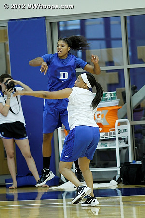 DWHoops Photo  - Duke Tags: Candace Jackson , Joy Cheek  