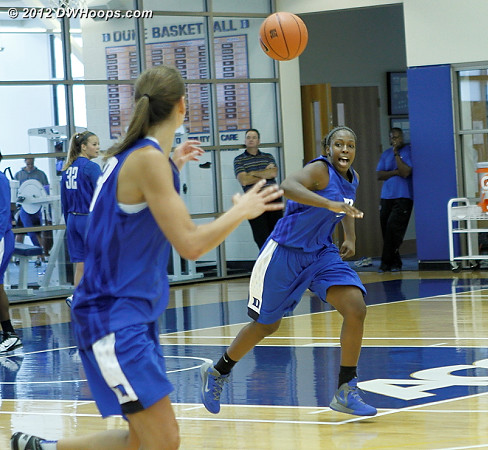DWHoops Photo  - Duke Tags: #12 Chelsea Gray, #43 Allison Vernerey 