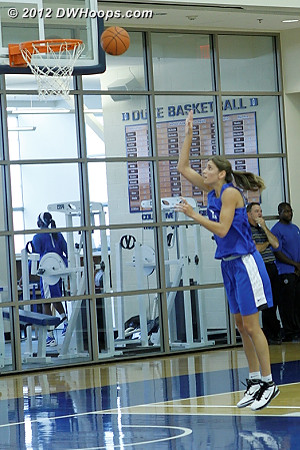 DWHoops Photo  - Duke Tags: #43 Allison Vernerey 