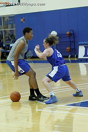 DWHoops Photo  - Duke Tags: #35 Jenna Frush, Joy Cheek  
