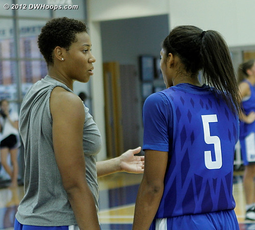 DWHoops Photo  - Duke Tags: #5 Sierra Moore, Joy Cheek  