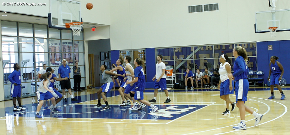 Half court 5-on-5  
