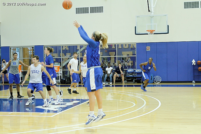 Liston for three  - Duke Tags: #32 Tricia Liston 