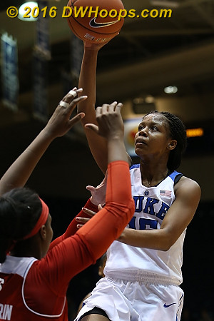 Kyra Lambert carried Duke in the early going with 7 first quarter points Kyra Lambert carried Duke in the early going with 7 first quarter points