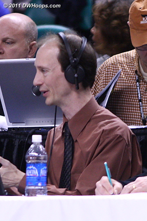 NC State radio broadcaster Patrick Kinas  