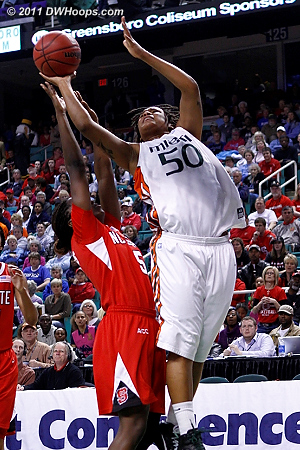Maria Brown scores  - MIA Players: #50 Maria Brown 