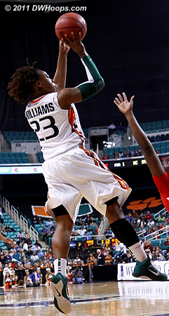 DWHoops Photo  - MIA Players: #23 Shanel Williams 