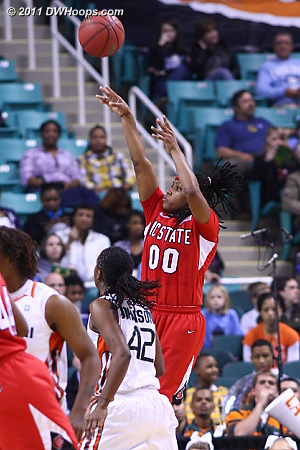 DWHoops Photo  - NCSU Players: #00 Amber White 