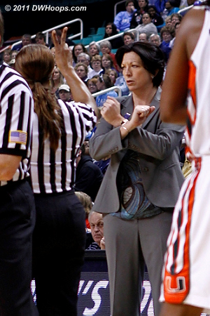 Katie Meier wants intentional for an off-ball foul  