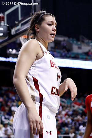 DWHoops Photo  - BC Players: #45 Katie Zenevitch 