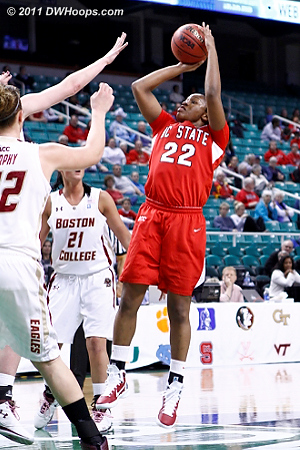 DWHoops Photo  - NCSU Players: #22 Bonae Holston 