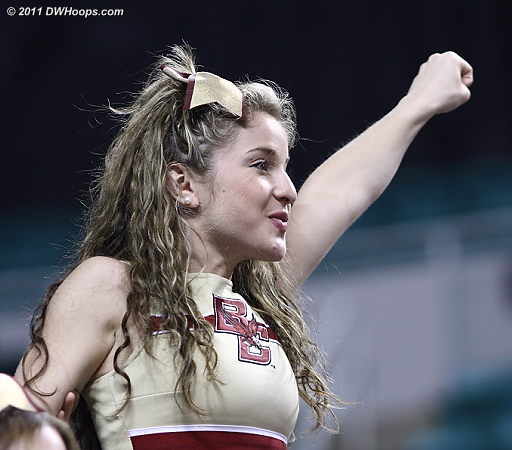 Boston College cheerleader  