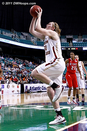 Swords ties it at 65  - BC Players: #30 Carolyn Swords 