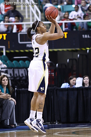 One of Montgomery's four first half treys  - GT Players: #22 Alex Montgomery 