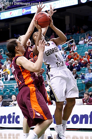 Rejected!  - VT Players: #31 Monet Tellier - GT Tags: #1 Dawnn Maye 
