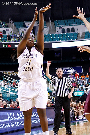Good for three!  - GT Players: #11 Sandra Ngoie-Hasahya 