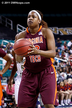 First point for Tech  - VT Players: #32 Taylor Ayers 