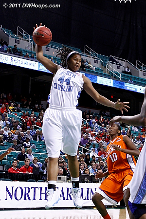 DWHoops Photo  - UNC Players: #44 Tierra Ruffin-Pratt 