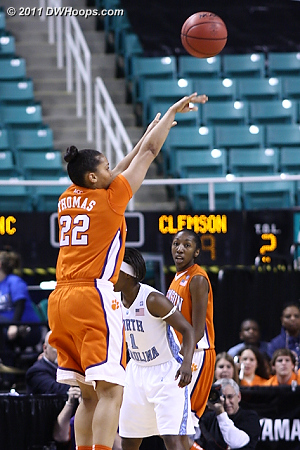 Thomas hits for the Tigers  - CLEM Players: #22 Sthefany Thomas 